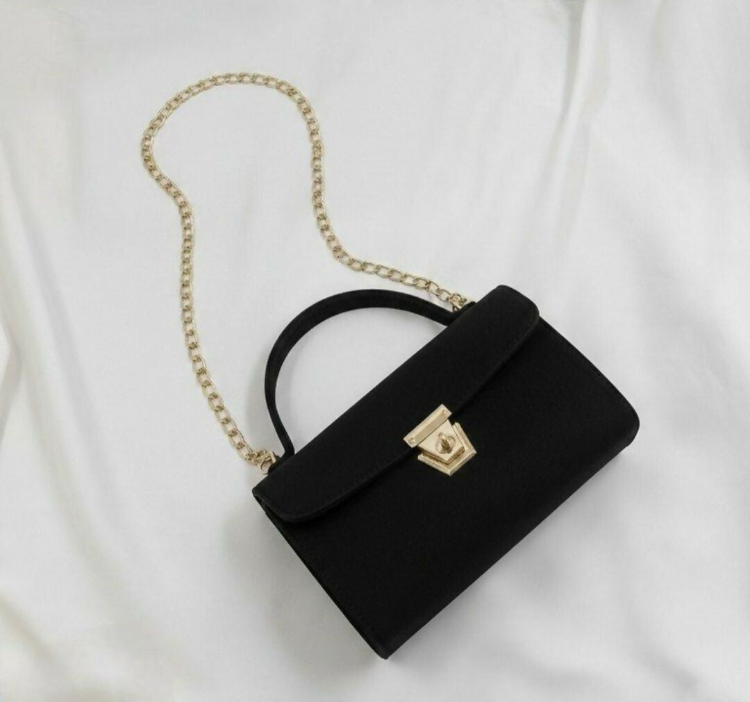 Classic Lock Ladies Handbag-(00076-00079) | Women Bags | Brand New