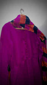Purple Frock| Women Frocks & Maxis | Medium | Preloved