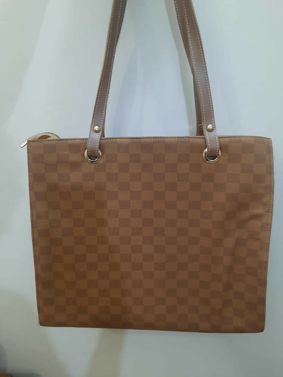 Brown Leather Bag | Women Bags | Size : 12x14 | New