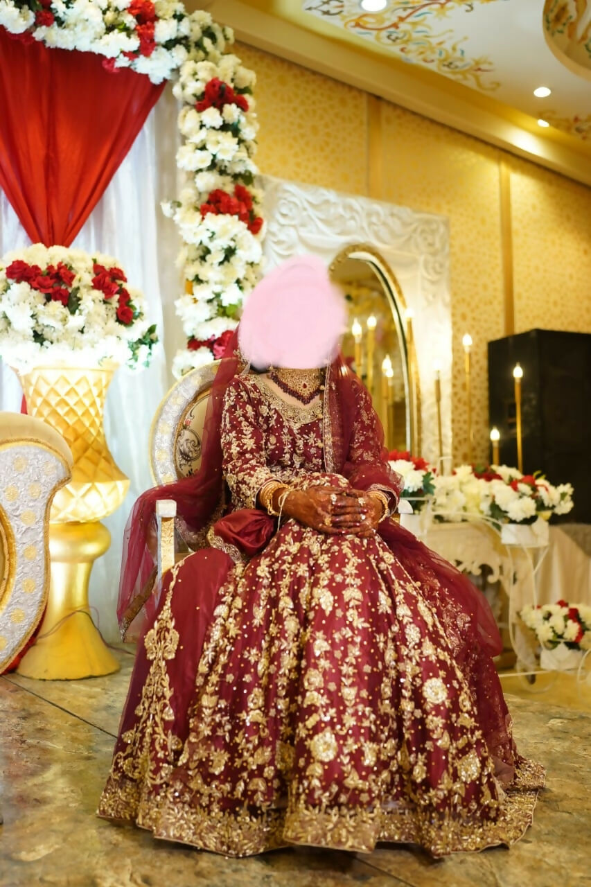 Deep Red Bridal Suit | Women Bridals | Medium | Worn Once