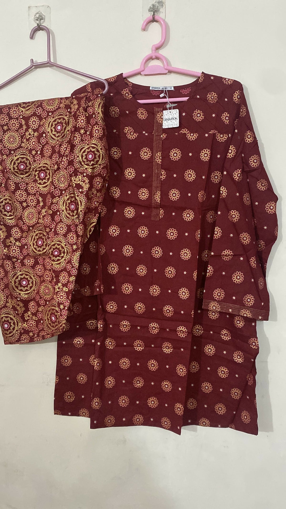 Generation | Women Branded Kurta | Maroon | Large | Brand New