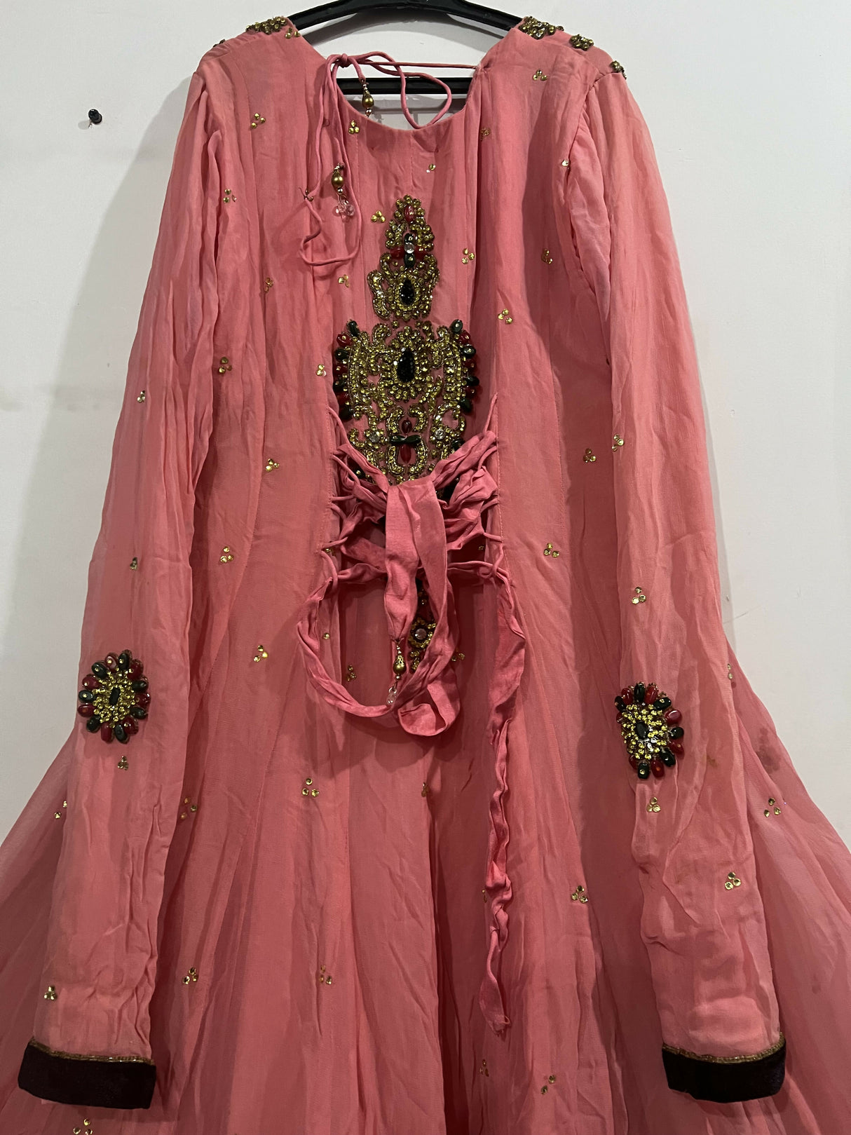 Beautiful Fancy Pink Maxi | Women Frocks & Maxis | Medium | Preloved