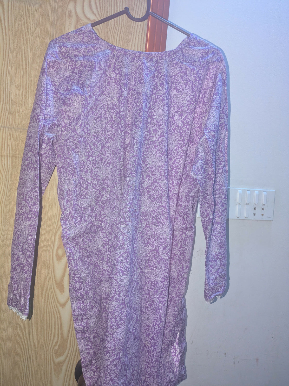 Lawn Kurti | Women Locally Made Kurta | Purple | Medium | New