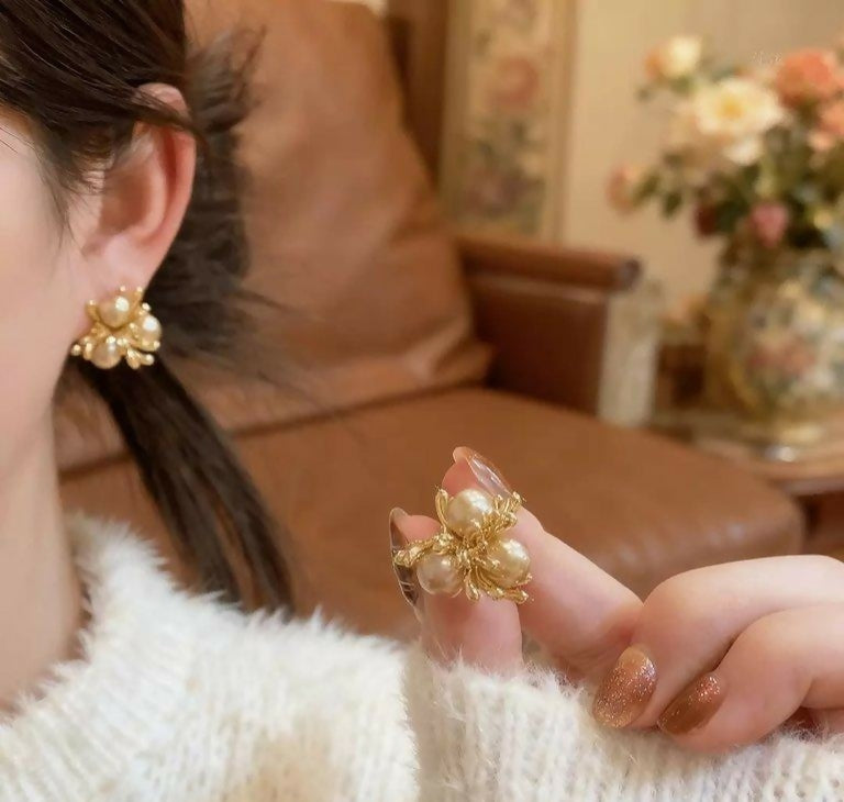 Pearl Tops Pair-01084 | Women Jewelry | Earrings | Brand New
