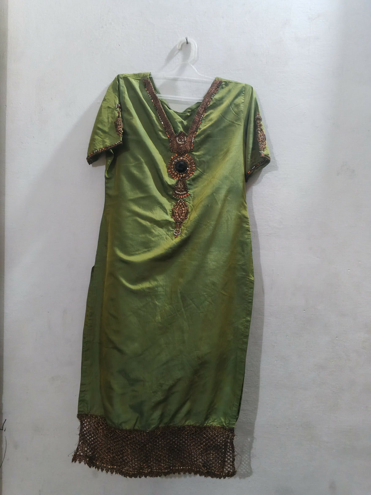Heavy Work 3PC Fancy Suit | Women Locally Made Formals | Medium | Worn Once