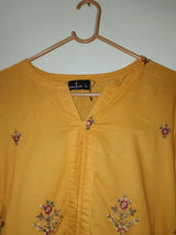 Asim Jofa | Women Branded Kurta | Mustard | Large | Preloved