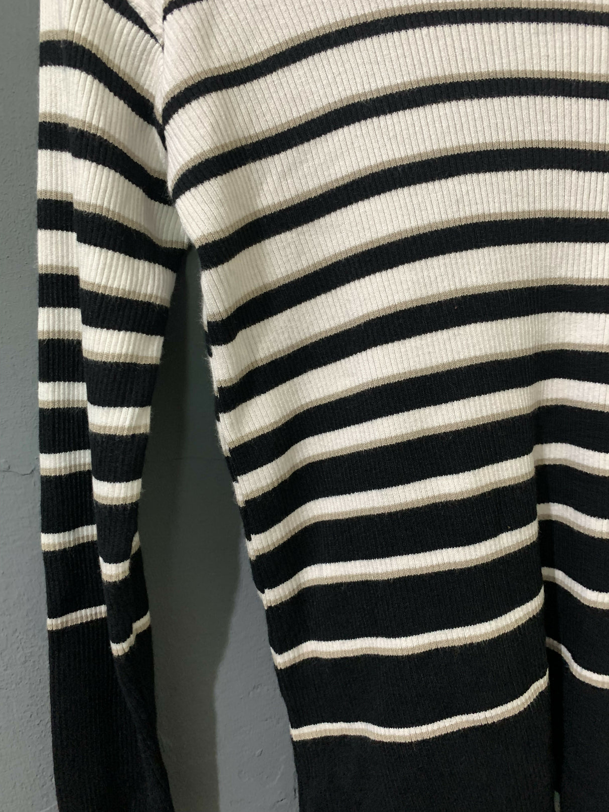 Girls Blacka & Whte Stripe Shirt | Kids | Girls Tops & Shirts | Size: 3 to 4 Yrs | Preloved