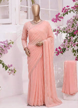 Beautiful Blossom Saree | Women Formals | Peach | Medium | Worn Once