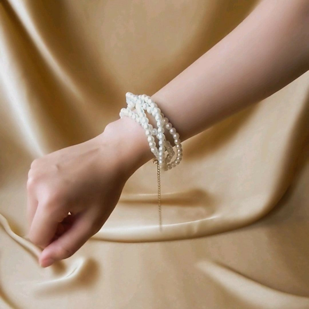 Layered Pearl Bracelet | Women Jewerly | Bangles/Bracelets | White | Brand New