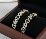 Round Stone Flower Bangle Set-00001 | Women Jewelry | Bangles/Bracelets | Brand New