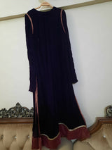 Velvet Long Kaftan | Women Locally Made Formals | Large | Worn Once
