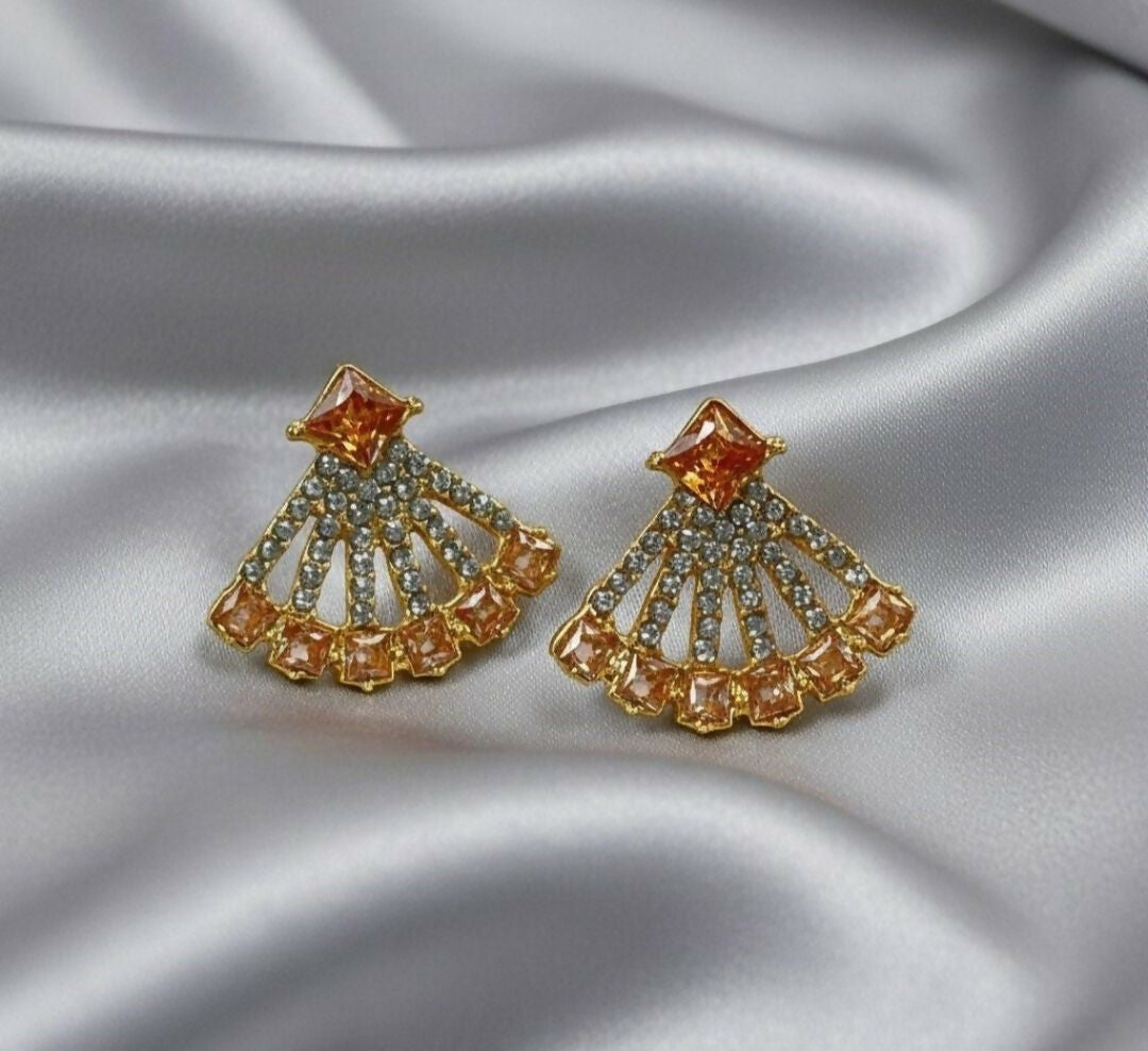 Square Stone Tops-00303 | Women Jewelry | Earrings | Brand New