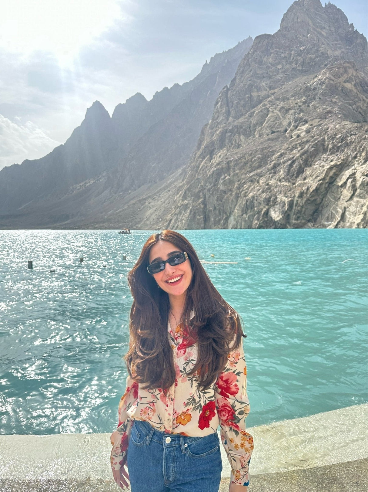 Buy SHEIN Floral Print Button Front Shirt in Pakistan