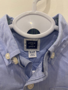 JANIE AND JACK | BABY BOY | BLUE FORMAL SHIRT | PRELOVED