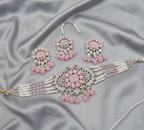 Rectangle Tear Pearl Drop Choker Set-00260 | Women Jewelry | Wedding Jewelry & Sets | Brand New