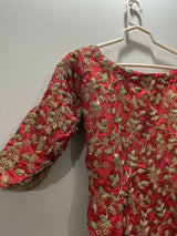 Embroidered Shirt | Kids | Girls Shalwar Kameez | Size: 6 to 7 Years | Worn Once