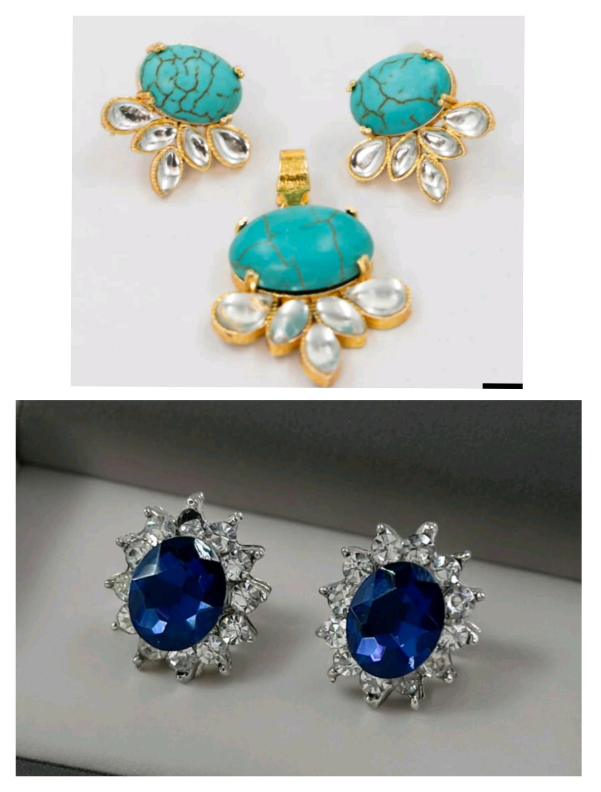 Pack of pendant set & an earring (205-213) | Women Jewelry | Earrings | Brand New