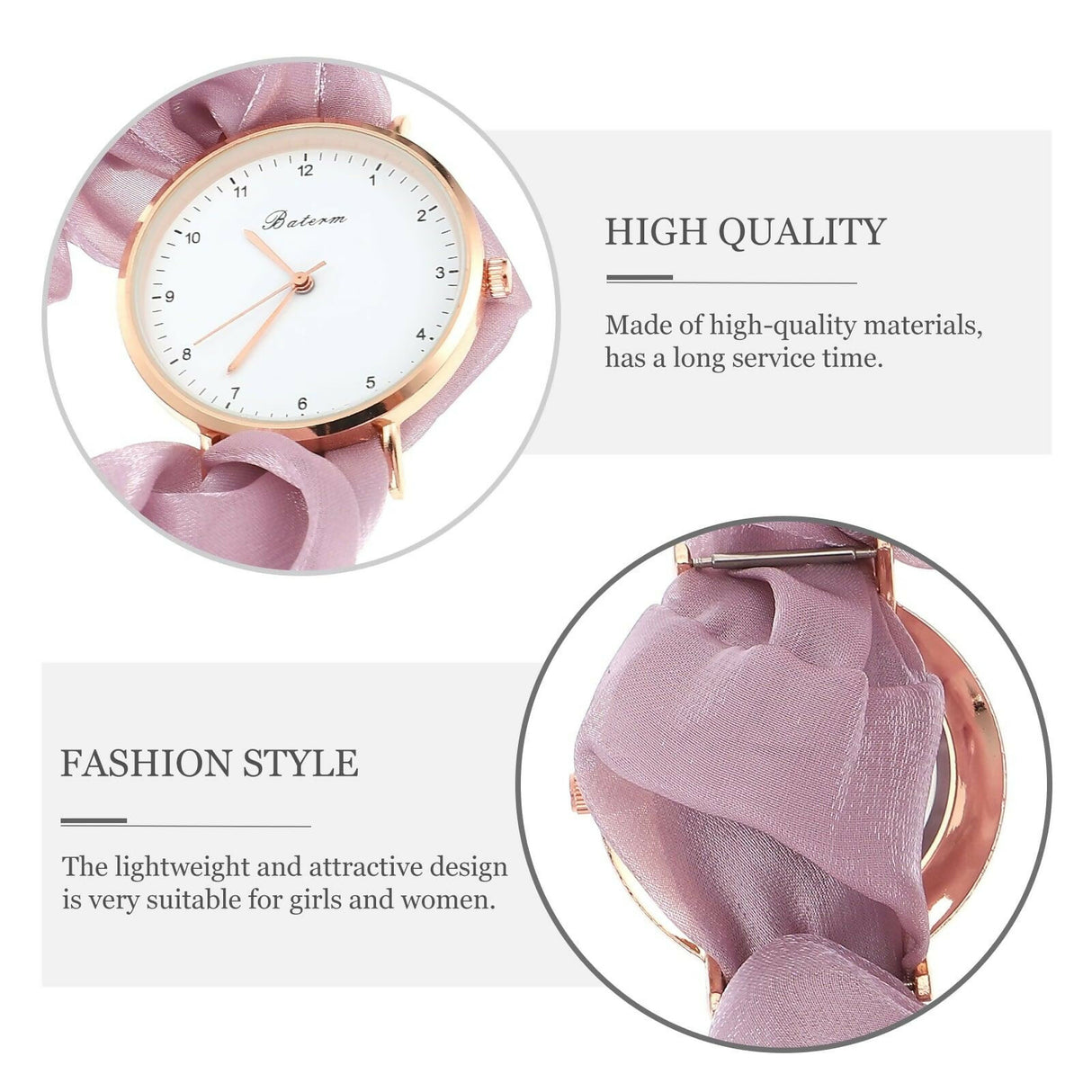 Organza Scrunchie Watch | Available in 7 colors |Women Accessories | Stretchable Watch | New