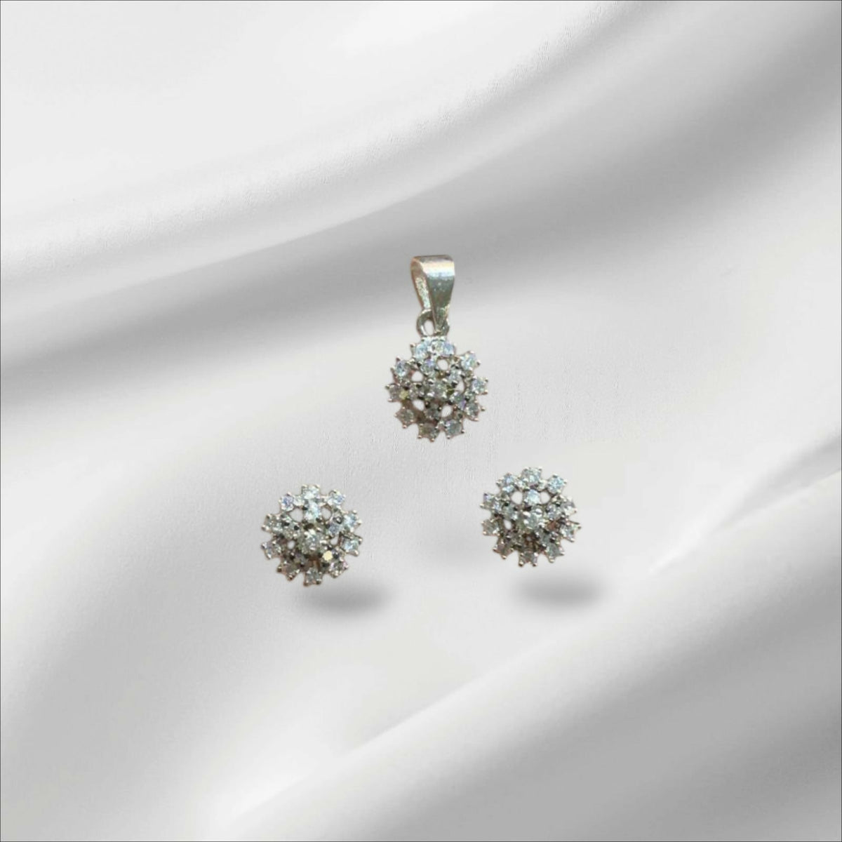 Silver Rxi La Jewelta | Pure Silver Pendant set with studded zircons | Women Jewe ...