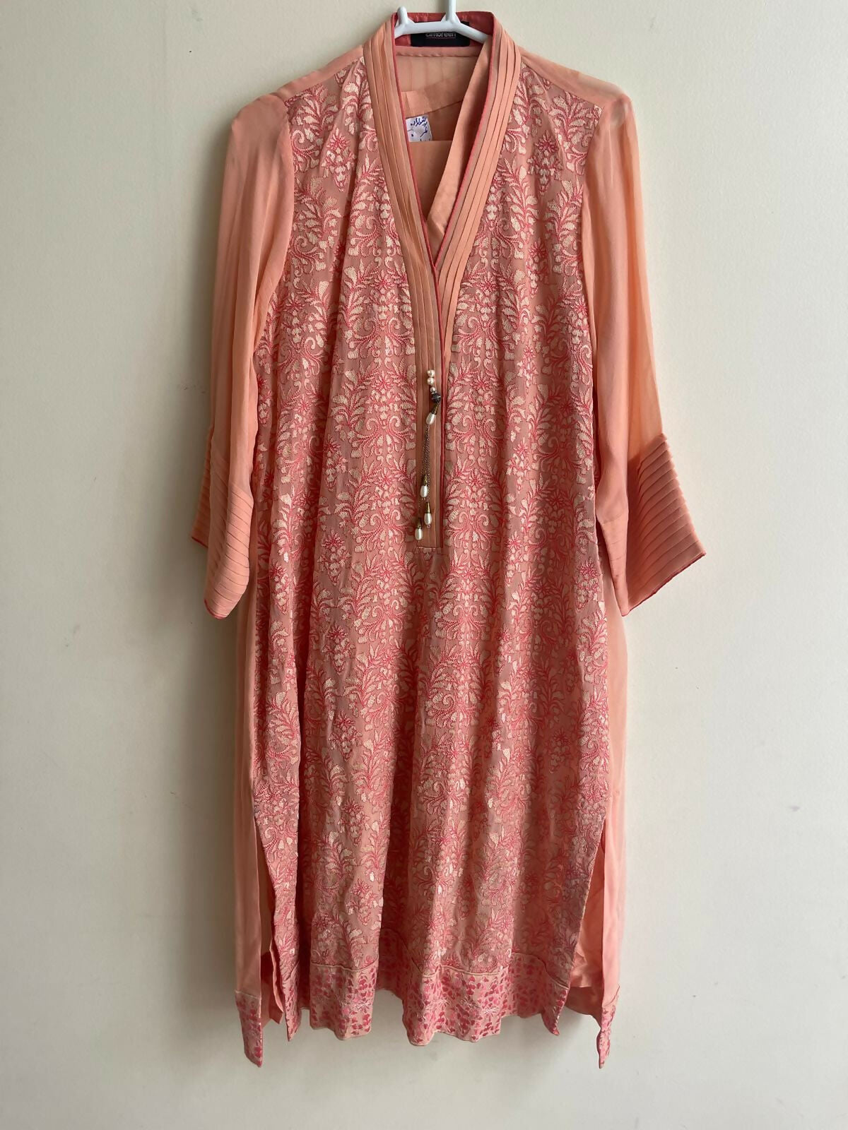 Peach Kurta | Women Locally Made Kurta | Worn Once