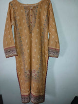 Asim Jofa | Women Branded Kurta | Large | Orange | Preloved