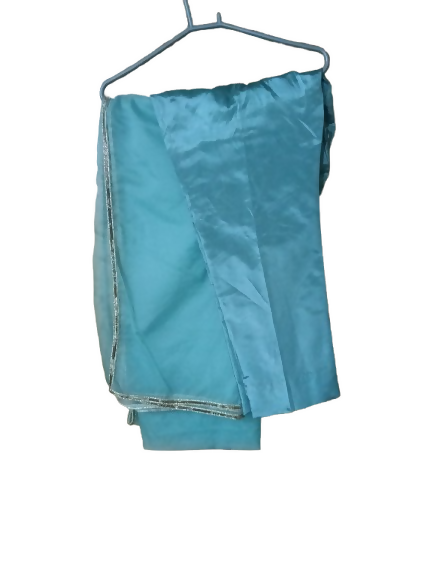 Organza Maxi | Women Frocks & Maxis | Aqua | Small | Preloved
