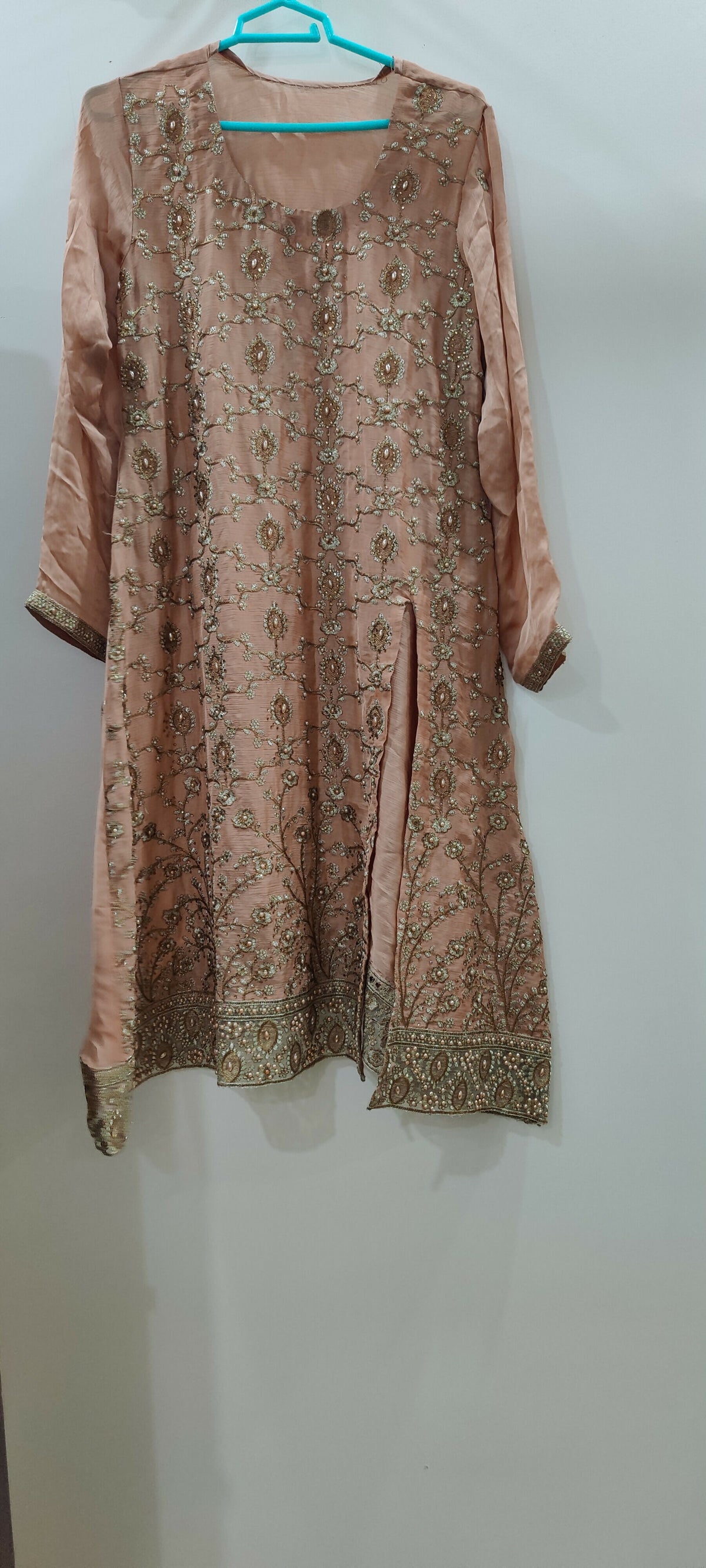 Peach 3 PC Dress | Women Locally Made Kurta | Medium | Worn Once