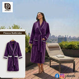 Luxury Purple Fleece Bathrobe for Women | Women Accessories | Bath Towels | Brand New