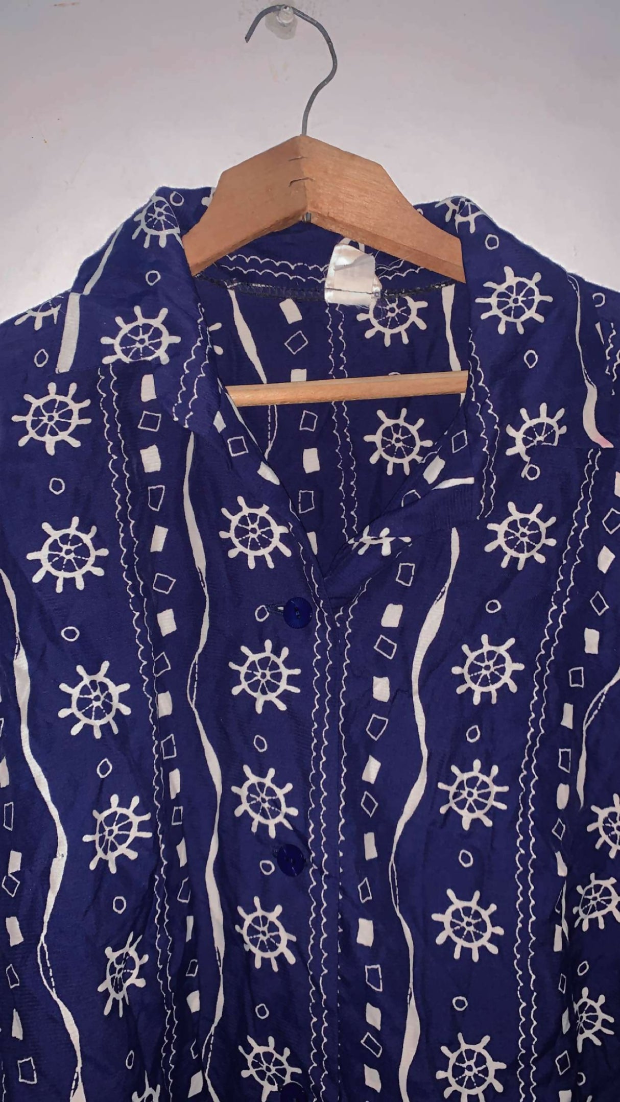 Blue Button Down | Women Tops & Shirts | Medium | Preloved