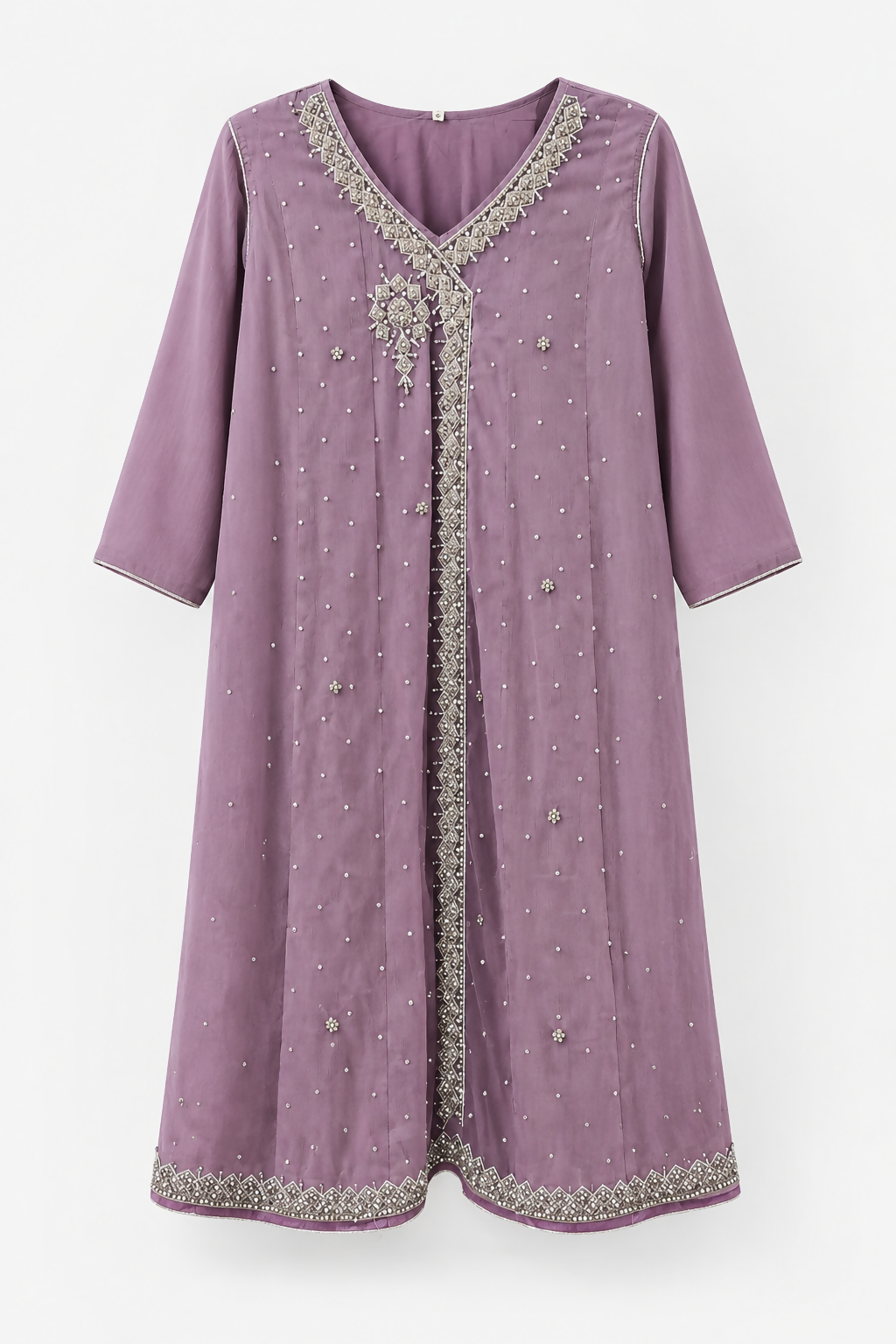 Lilac 3 Piece Dress | Women Locally Made Kurta | Small | Worn Once
