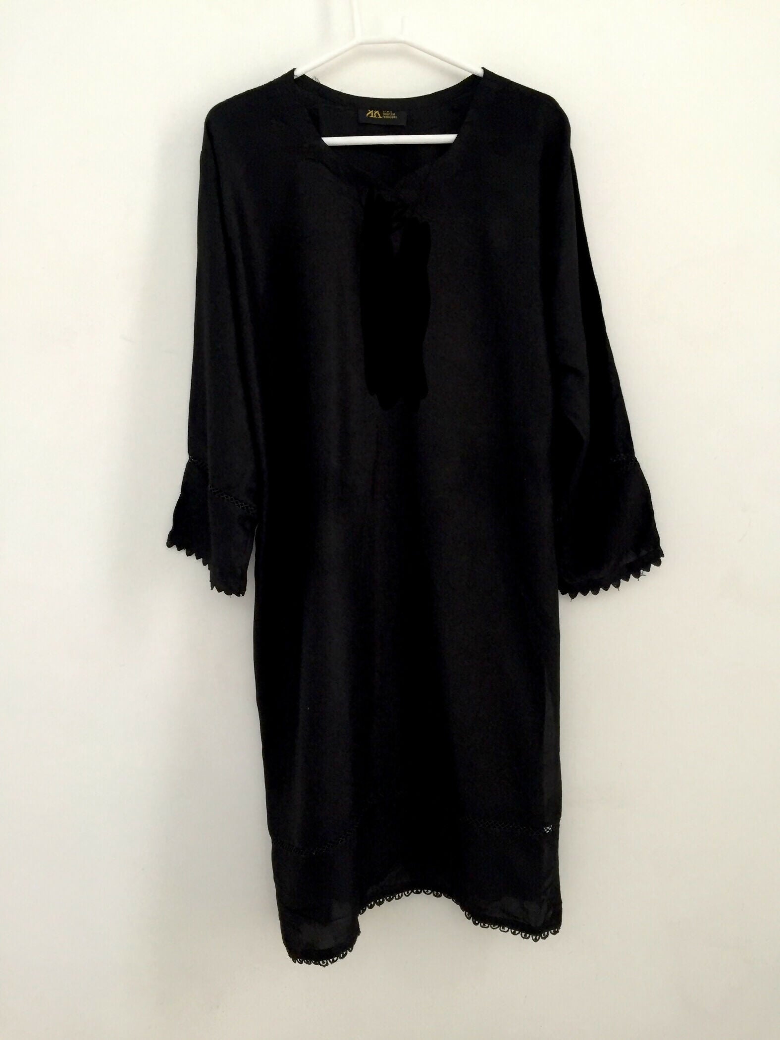 Black Lawn Suit | Women Locally Made Kurta | Medium | Worn Once