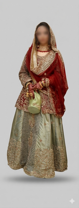 Majestic Red Bridal Suit | Women Bridals | Small | Worn Once