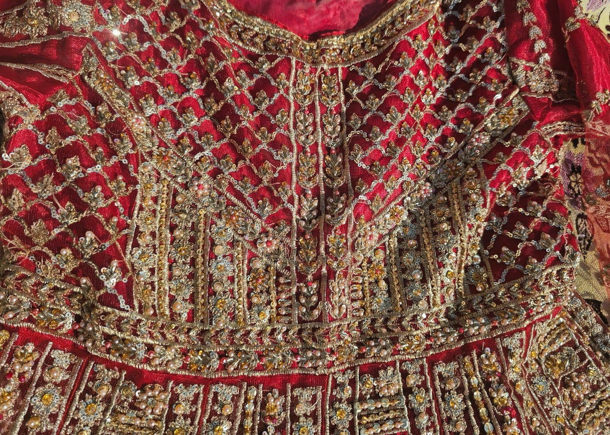 Red bride Brides Maids Maxi | Women Locally Made Formals | Medium | Worn Once