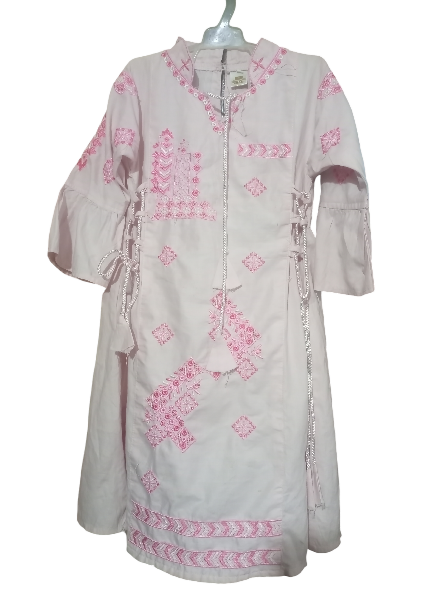 Embroidered Pink Frok | Girls Shalwar Kameez | Size 6-9 Yrs | Preloved