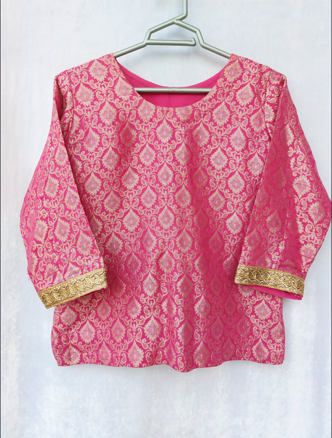 Pink & Ivory Embroidered Lehnga | Women Bridals | Ghararas, Shararas & Lehngas | Medium | Worn Once