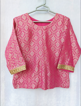 Pink & Ivory Embroidered Lehnga | Women Bridals | Ghararas, Shararas & Lehngas | Medium | Worn Once