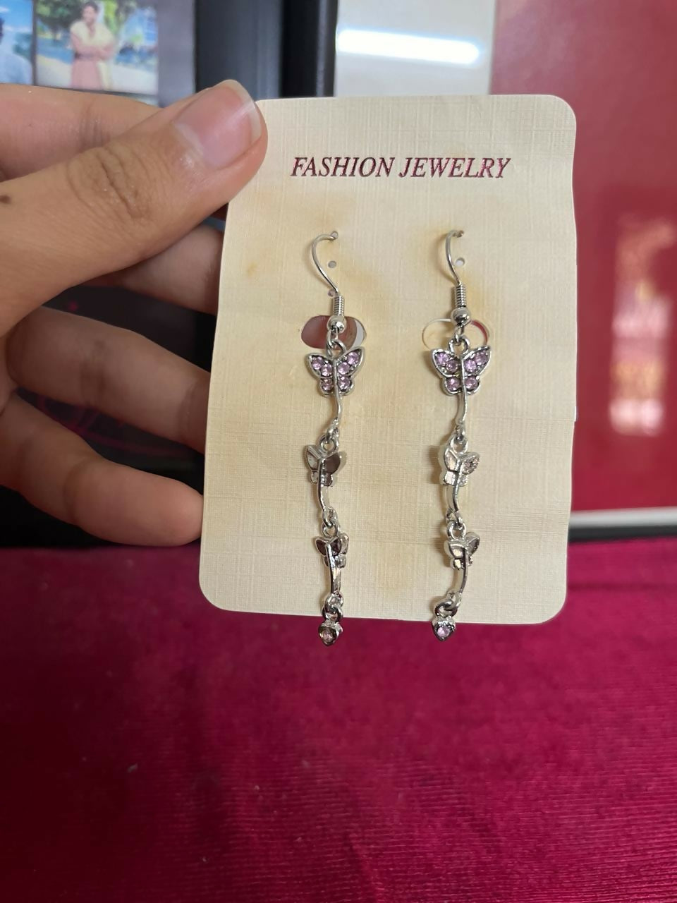 LUSH | Silver Long Earrings | Women Jewellery | Medium | New