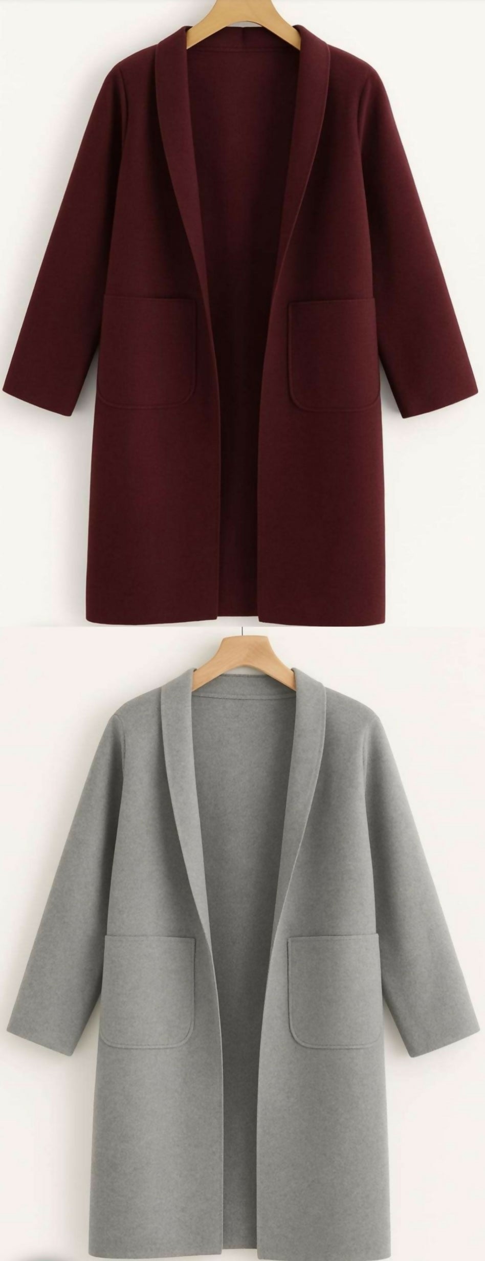 Pack of 2 Long coats for Women | Women Winter Clothing | Coats & Jackets | Brand New