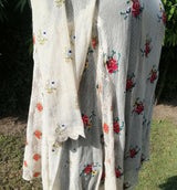 Embroidered Angrakha | Women Locally Made Kurta | Medium | Preloved