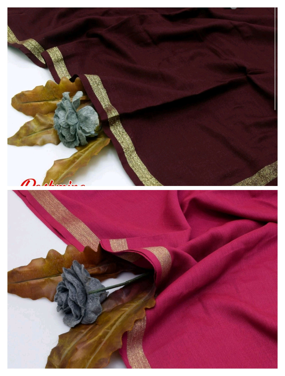 Pack of 2 shawls | Pashmina Wool shawl | Women Accessories | Brand New