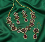 Tear Flower Necklace Set-00027 | Women Jewelry | Wedding Jewelry & Sets | Brand New