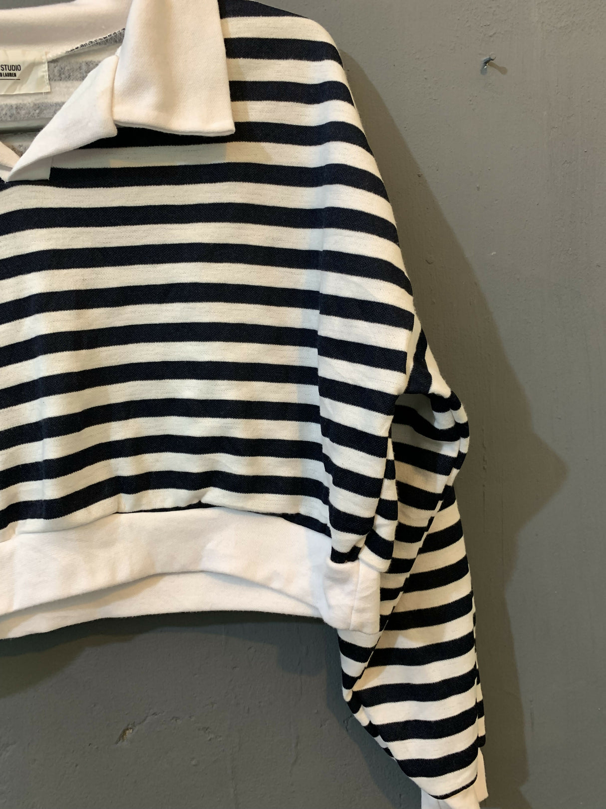 Black & White Crop Top | Women Tops & Shirts | Small | Worn Once