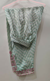 Ethnc | Women Branded Kurta | Light Green | Medium | Worn Once