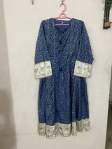 Nishat | Women Branded Kurta | Blue | Large | Preloved