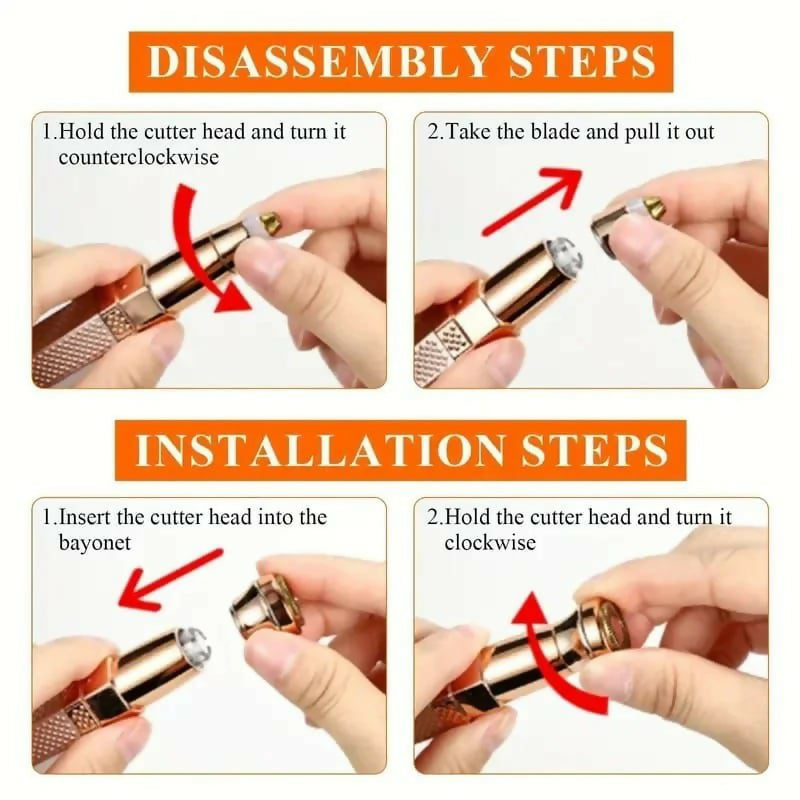 Flawless 2 in 1 Eyebrow & Body hair Trimer | Women Accessories | Brand New