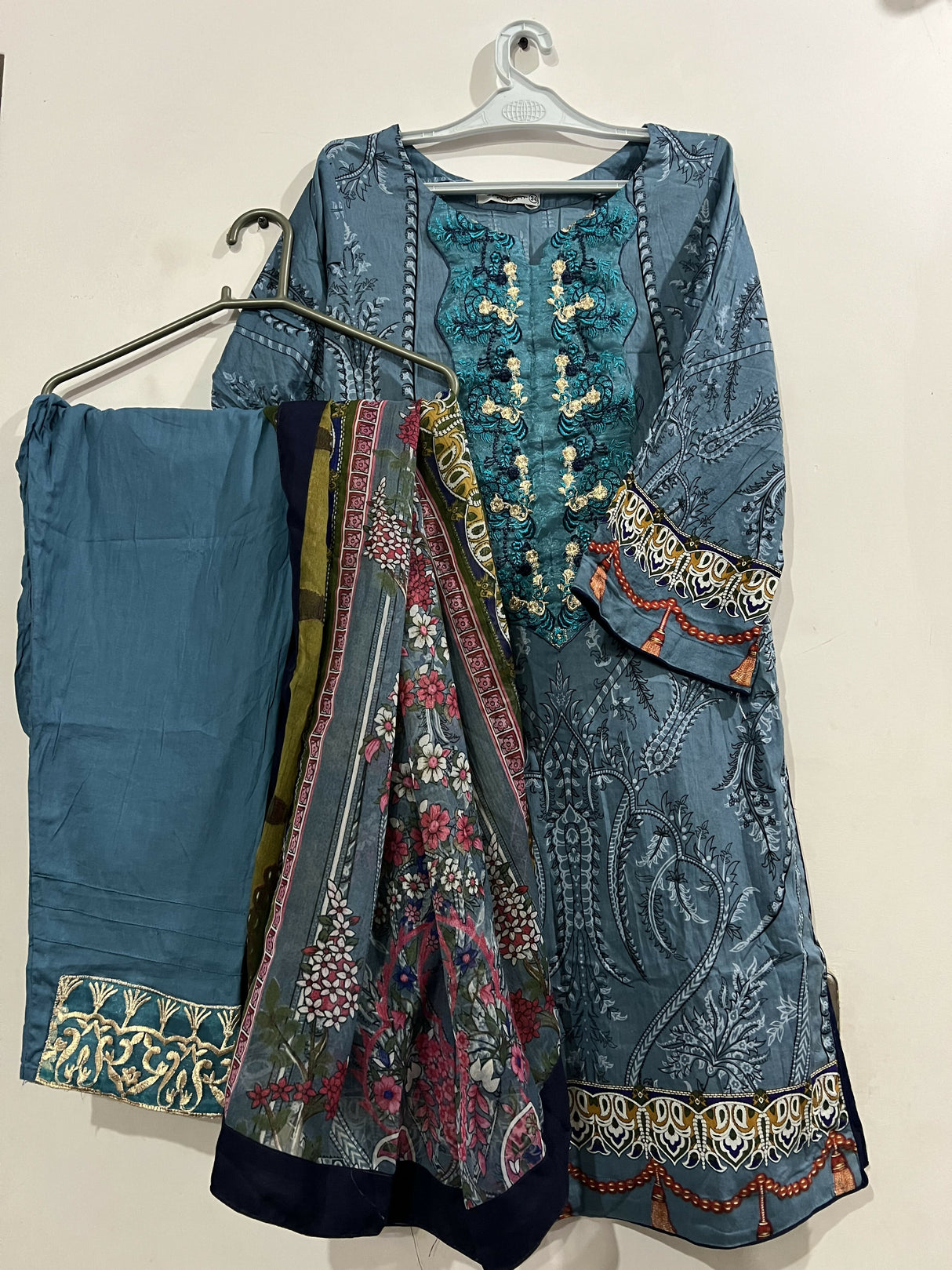 3PC Stitched Suit | Women Locally Made Kurta | Small | Worn Once