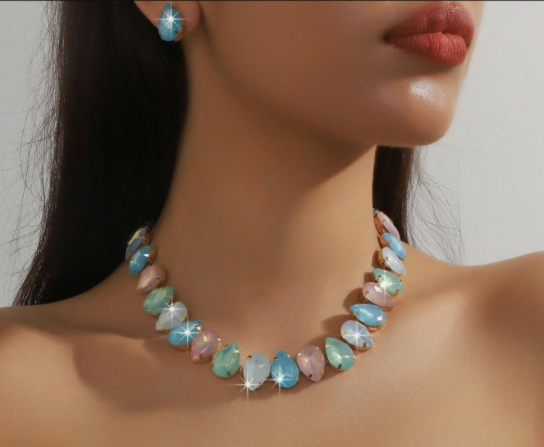 Imp Tear Necklace Set-00116 | Women Jewelry | Wedding Jewelry & Sets | Brand New