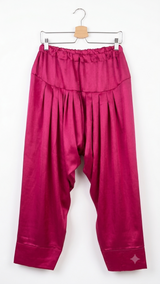 Silk Farshi Shalwar | Women Locally Made Kurta | Small | Pink Worn Once