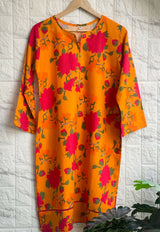 Printed Khaddar 2 PC | Women Clothing | Small | Worn once