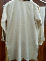 Fancy Cotton Net Dress | Women Locally Made Kurta | Medium to Large | Worn Once